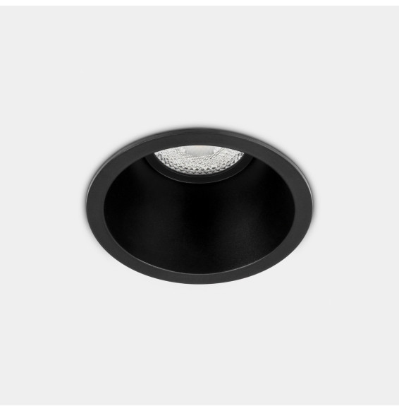 LedsC4 - Downlight Lite Deep Fix Ø88 13.9 blanco cálido 3000K CRI 90 33º PHASE CUT negro IP54 947lm