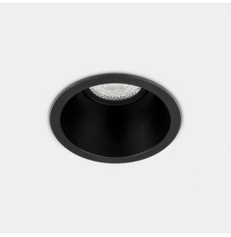 LedsC4 - Downlight Lite Deep Fix Ø88mm 8.5 blanco cálido 3000K CRI 90 33º DALI-2/PUSH negro IP54 583lm