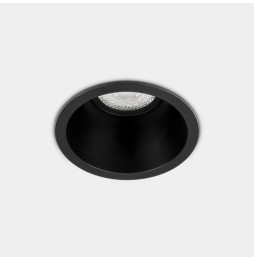 LedsC4 - Downlight Lite Deep Fix Ø88mm 8.5 blanco cálido 2700K CRI 90 33º DALI-2/PUSH negro IP54 559lm