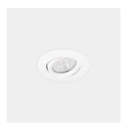 LedsC4 - Downlight Lite Flat ajustable Ø80 13.9 blanco cálido 2700K CRI 90 34º DALI-2/PUSH blanco IP54 954lm