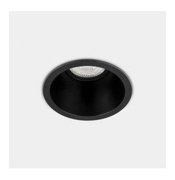 LedsC4 - Downlight Lite Deep Fix Ø88mm 8.5 blanco neutro 4000K CRI 90 33º DALI-2/PUSH negro IP54 631lm