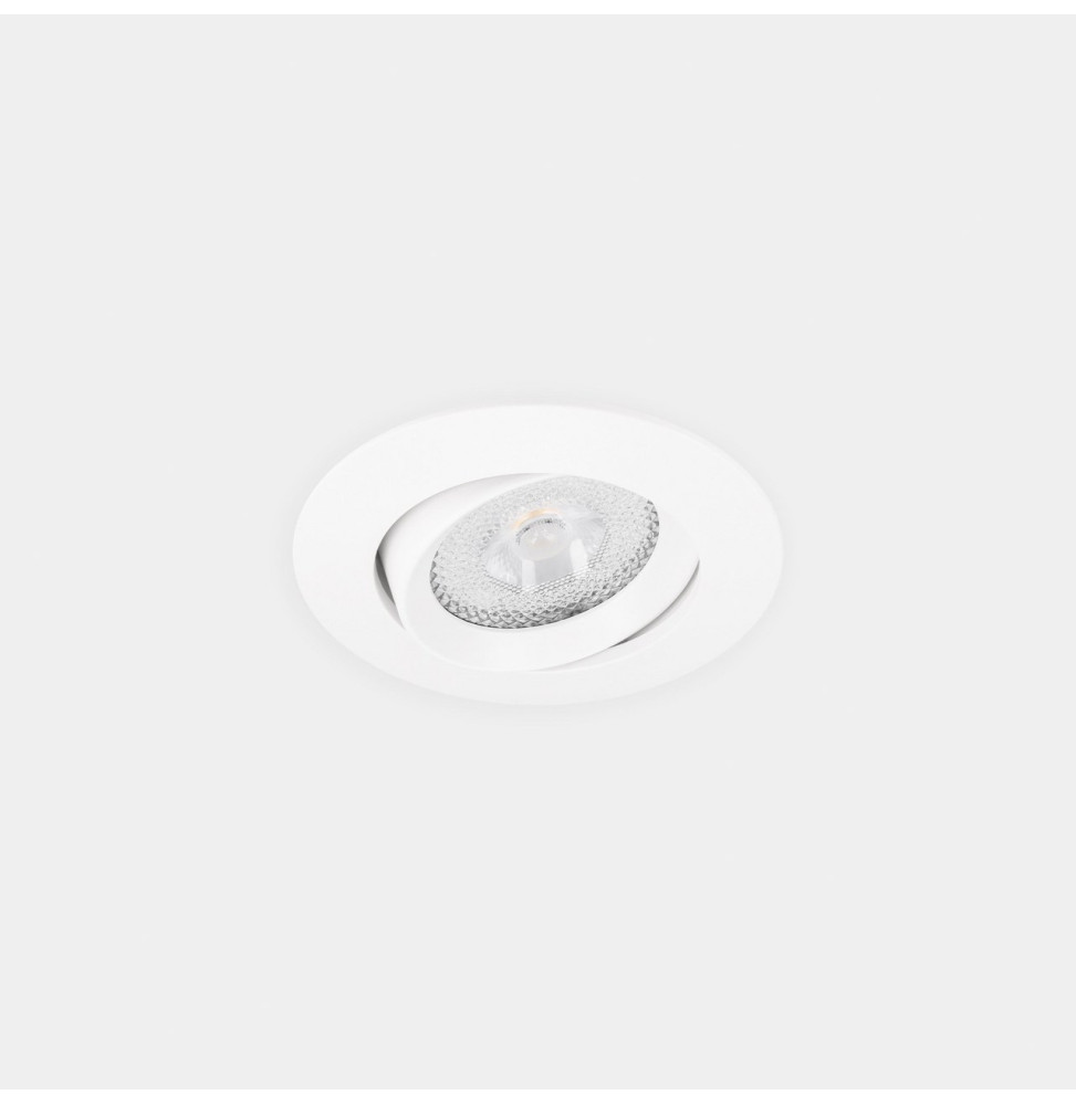 LedsC4 - Downlight Lite Flat ajustable Ø80 13.9 blanco cálido 2700K CRI 90 34º ON-OFF blanco IP54 954lm LedsC4 - Downlight Lite Flat ajustable Ø80 13.9 blanco cálido 2700K CRI 90 34º ON-OFF blanco IP54 954lm