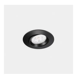LedsC4 - Downlight Lite Flat ajustable Ø80 13.9 blanco neutro 4000K CRI 90 34º DALI-2/PUSH negro IP54 1077lm
