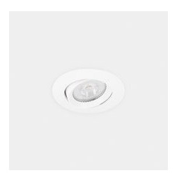 LedsC4 - Downlight Lite Flat ajustable Ø80 8.5 blanco neutro 4000K CRI 90 34º ON-OFF blanco IP54 734lm