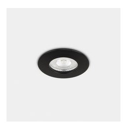 LedsC4 - Downlight Lite Flat Fix Ø70 13.9 blanco cálido 2700K CRI 90 34º PHASE CUT negro IP54 968lm