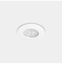 LedsC4 - Downlight Lite Flat Fix Ø70 13.9 blanco cálido 3000K CRI 90 34º PHASE CUT blanco IP54 1010lm
