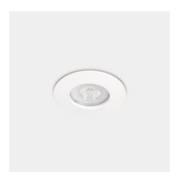 LedsC4 - Downlight Lite Flat Fix Ø70 13.9 blanco cálido 3000K CRI 90 34º PHASE CUT blanco IP54 1010lm