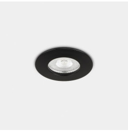 LedsC4 - Downlight Lite Flat Fix Ø70 13.9 blanco neutro 4000K CRI 90 34º ON-OFF negro IP54 1077lm