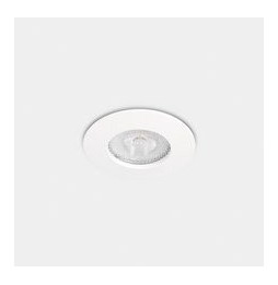 LedsC4 - Downlight Lite Flat Fix Ø70 8.5 blanco cálido 2700K CRI 90 34º DALI-2/PUSH blanco IP54 651lm