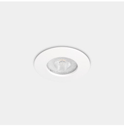 LedsC4 - Downlight Lite Flat Fix Ø70 8.5 blanco cálido 3000K CRI 90 34º DALI-2/PUSH blanco IP54 679lm
