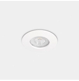 LedsC4 - Downlight Lite Flat Fix Ø70 8.5 blanco cálido 3000K CRI 90 34º DALI-2/PUSH blanco IP54 679lm