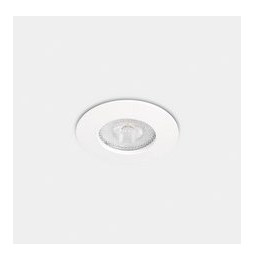 LedsC4 - Downlight Lite Flat Fix Ø70 8.5 blanco cálido 3000K CRI 90 34º DALI-2/PUSH blanco IP54 679lm