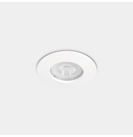 LedsC4 - Downlight Lite Flat Fix Ø70 8.5 blanco neutro 4000K CRI 90 34º DALI-2/PUSH blanco IP54 734lm