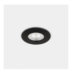 LedsC4 - Downlight Lite Flat Fix Ø70 8.5 blanco neutro 4000K CRI 90 34º ON-OFF negro IP54 724lm