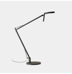LedsC4 - Luminaria sobremesa Maca LED 9 SW 2700-3000-4000K TOUCH DIMMING negro texturizado 587lm