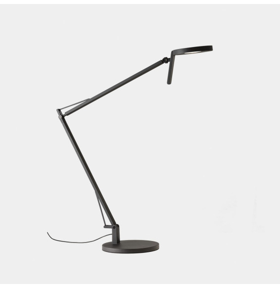 LedsC4 - Luminaria sobremesa Maca LED 9 SW 2700-3000-4000K TOUCH DIMMING negro texturizado 587lm