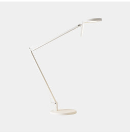 LedsC4 - Luminaria sobremesa Maca LED 9 SW 2700-3000-4000K TOUCH DIMMING blanco Texturizado 587lm