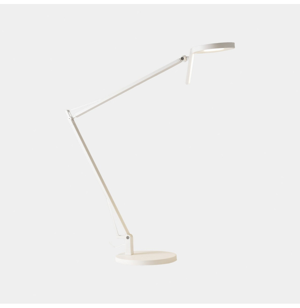 LedsC4 - Luminaria sobremesa Maca LED 9 SW 2700-3000-4000K TOUCH DIMMING blanco Texturizado 587lm