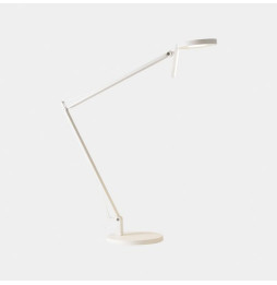 LedsC4 - Luminaria sobremesa Maca LED 9 SW 2700-3000-4000K TOUCH DIMMING blanco Texturizado 587lm