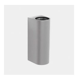 LedsC4 - Aplique IP66 Max Big doble emisión LED 17.3 blanco extra cálido 2200K DALI-2 gris 4270lm