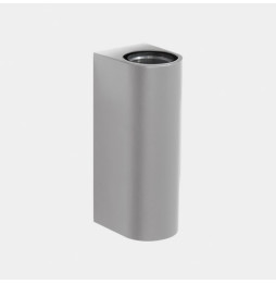 LedsC4 - Aplique IP66 Max Big doble emisión LED 17.3 blanco extra cálido 2200K DALI-2 gris 4406lm
