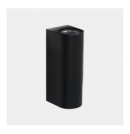 LedsC4 - Aplique IP66 Max Big doble emisión LED 17.3 blanco extra cálido 2200K DALI-2 negro 4270lm