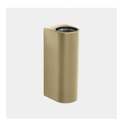LedsC4 - Aplique IP66 Max Big doble emisión LED 17.3 blanco extra cálido 2200K DALI-2 oro 4015lm