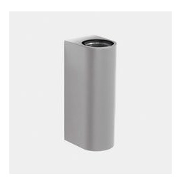 LedsC4 - Aplique IP66 Max Big doble emisión LED 17.3 blanco extra cálido 2200K ON-OFF gris 3624lm