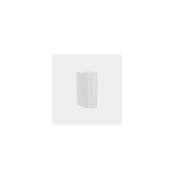 LedsC4 - Aplique IP66 Max Big simple emisión LED 20 blanco extra cálido 2200K DALI-2 blanco 2203lm