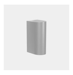 LedsC4 - Aplique IP66 Max Big simple emisión LED 20 blanco extra cálido 2200K DALI-2 gris 2135lm