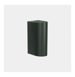LedsC4 - Aplique IP66 Max Big simple emisión LED 20 blanco extra cálido 2200K DALI-2 verde abeto 1812lm
