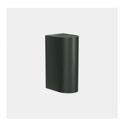 LedsC4 - Aplique IP66 Max Big simple emisión LED 20 blanco extra cálido 2200K DALI-2 verde abeto 2203lm