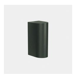 LedsC4 - Aplique IP66 Max Big simple emisión LED 20 blanco extra cálido 2200K DALI-2 verde abeto 2135lm