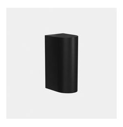 LedsC4 - Aplique IP66 Max Big simple emisión LED 20 blanco extra cálido 2200K ON-OFF negro 1812lm