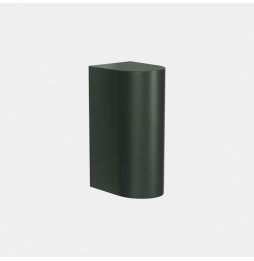 LedsC4 - Aplique IP66 Max Big simple emisión LED 20 blanco extra cálido 2200K ON-OFF verde abeto 2135lm