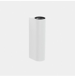 LedsC4 - Aplique IP66 Max Medium doble emisión LED 10.4 blanco extra cálido 2200K DALI-2 blanco 1108lm