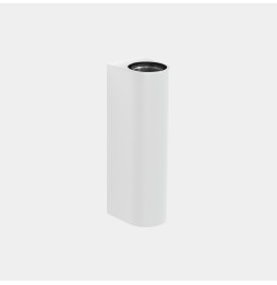 LedsC4 - Aplique IP66 Max Medium doble emisión LED 10.4 blanco extra cálido 2200K DALI-2 blanco 1150lm