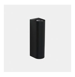 LedsC4 - Aplique IP66 Max Medium doble emisión LED 10.4 blanco extra cálido 2200K DALI-2 negro 1080lm