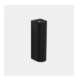 LedsC4 - Aplique IP66 Max Medium doble emisión LED 10.4 blanco extra cálido 2200K DALI-2 negro 1220lm