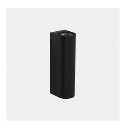 LedsC4 - Aplique IP66 Max Medium doble emisión LED 10.4 blanco extra cálido 2200K DALI-2 negro 996lm