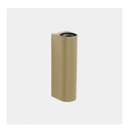 LedsC4 - Aplique IP66 Max Medium doble emisión LED 10.4 blanco extra cálido 2200K DALI-2 oro 1108lm
