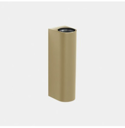 LedsC4 - Aplique IP66 Max Medium doble emisión LED 10.4 blanco extra cálido 2200K DALI-2 oro 1150lm