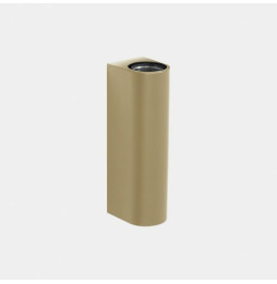 LedsC4 - Aplique IP66 Max Medium doble emisión LED 10.4 blanco extra cálido 2200K DALI-2 oro 996lm
