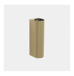 LedsC4 - Aplique IP66 Max Medium doble emisión LED 10.4 blanco extra cálido 2200K DALI-2 oro 996lm