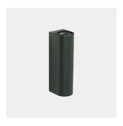 LedsC4 - Aplique IP66 Max Medium doble emisión LED 10.4 blanco extra cálido 2200K DALI-2 verde abeto 1080lm