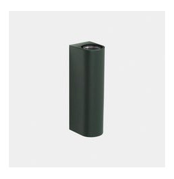 LedsC4 - Aplique IP66 Max Medium doble emisión LED 10.4 blanco extra cálido 2200K DALI-2 verde abeto 1150lm