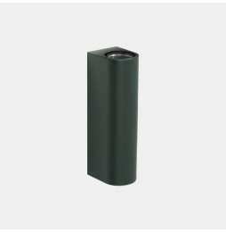 LedsC4 - Aplique IP66 Max Medium doble emisión LED 10.4 blanco extra cálido 2200K DALI-2 verde abeto 996lm