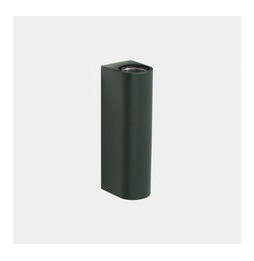 LedsC4 - Aplique IP66 Max Medium doble emisión LED 10.4 blanco extra cálido 2200K DALI-2 verde abeto 996lm