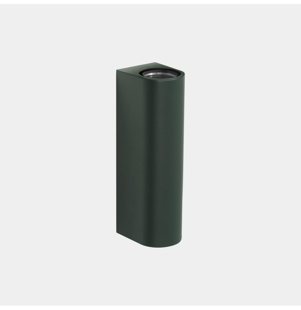LedsC4 - Aplique IP66 Max Medium doble emisión LED 10.4 blanco extra cálido 2200K DALI-2 verde abeto 1108lm