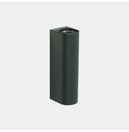 LedsC4 - Aplique IP66 Max Medium doble emisión LED 10.4 blanco extra cálido 2200K DALI-2 verde abeto 1220lm